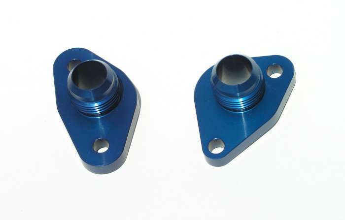 SBF #12 Water Pump Port Adapters - Blue (2pk)  -  WP8312ANB