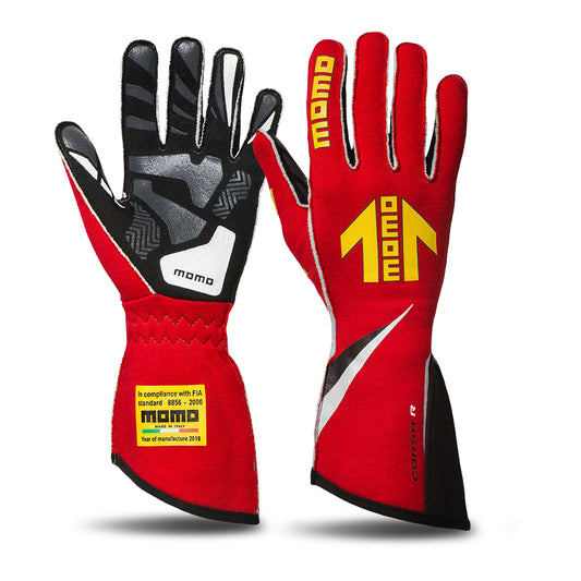 Corsa R Gloves External Stitch Precurved Large  -  GUCORSARED11