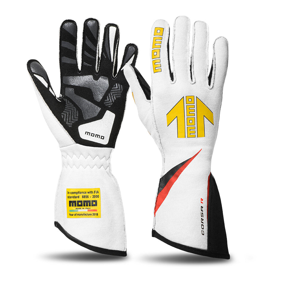 Corsa R Gloves External Stitch Precurved Large  -  GUCORSAWHT11