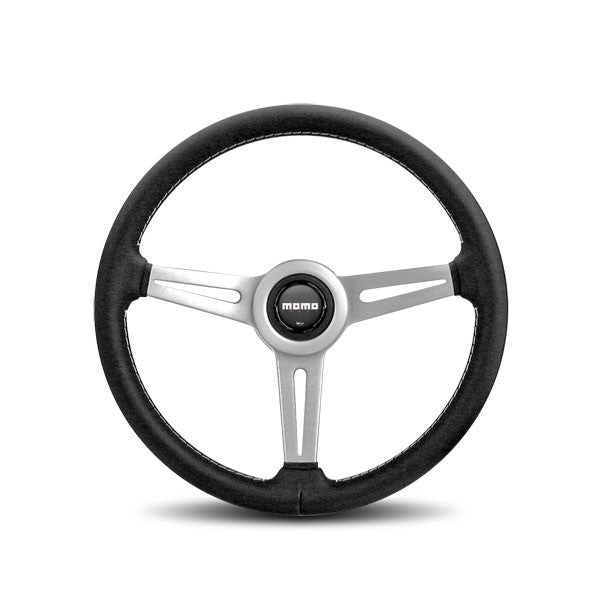 Retro Steering Wheel Leather  -  RET36BK2S