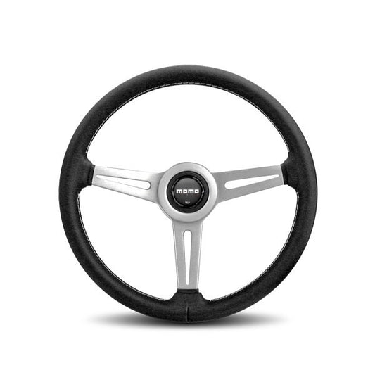 Retro Steering Wheel Leather  -  RET36BK2S