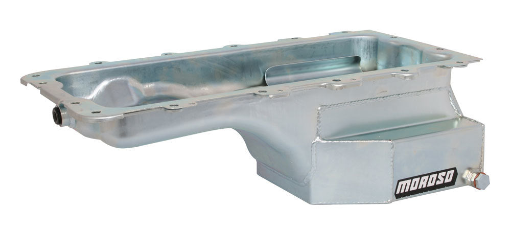 Ford 4.6L/5.4L Oil Pan 8qt. Clear Zinc Steel  -  20548