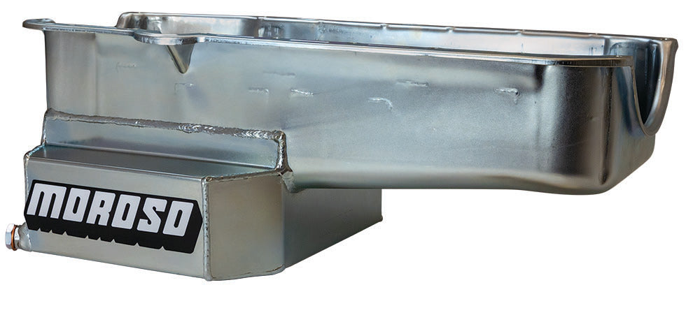 SBC RR 7qt Oil Pan w/RH Dipstick 80-85  -  21814