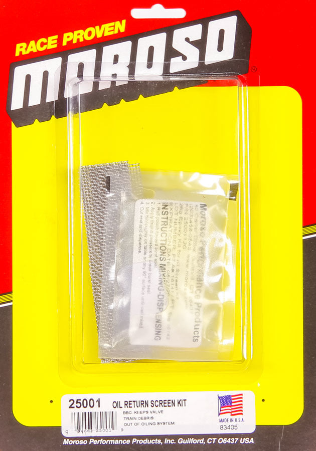 Oil Galley Return Screen  -  25001