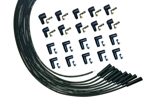 Ultra Plug Wire Set Universal V8 Black  -  51000