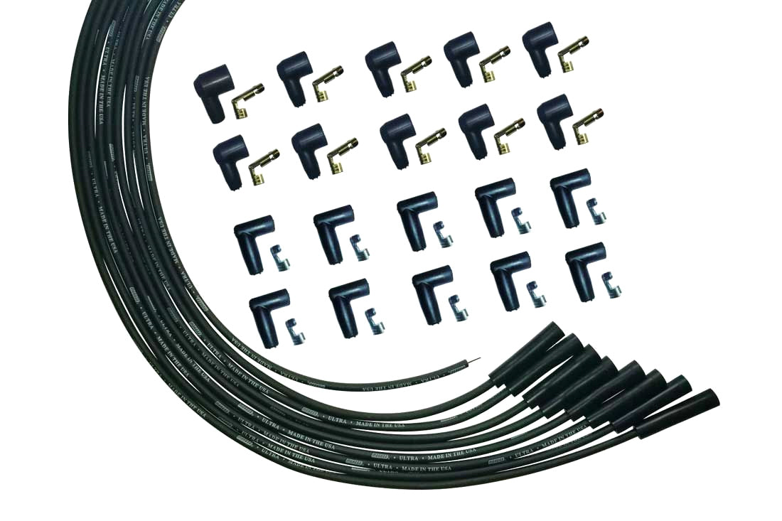 Ultra Plug Wire Set Universal V8 Black  -  51000