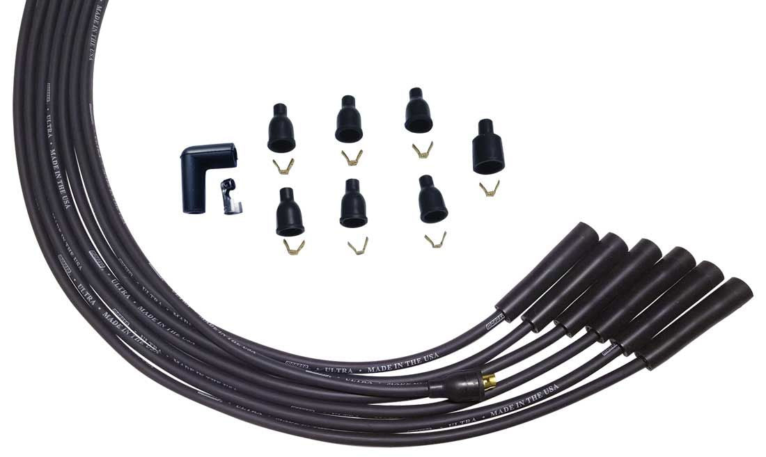 Ultra Plug Wire Set Universal 6-Cyl Black  -  51003