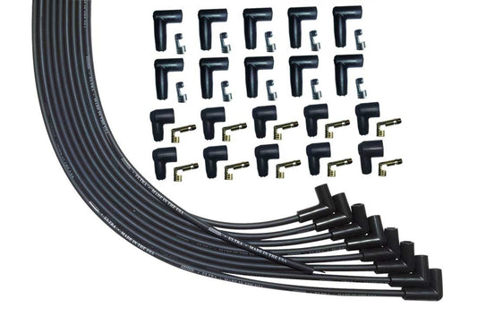 Ultra Plug Wire Set Universal V8 Black  -  51005