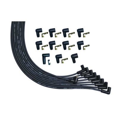 Ultra Plug Wire Set Universal V8 Black  -  51007