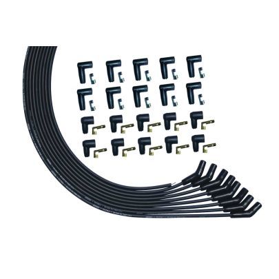 Ultra Plug Wire Set Universal V8 Black  -  51008