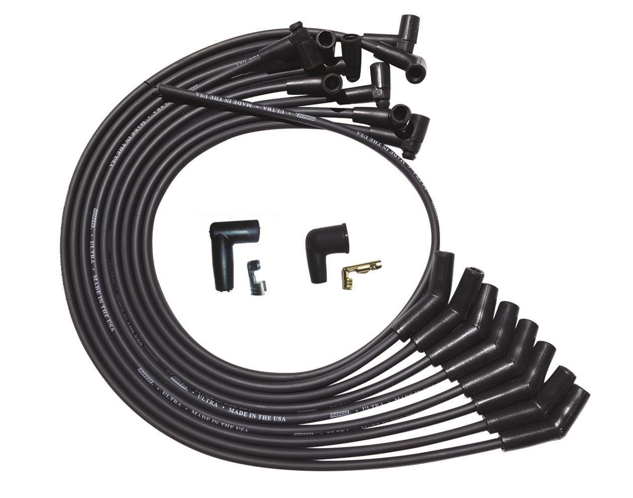 Ultra Plug Wire Set SBC Over V/C Black  -  51027