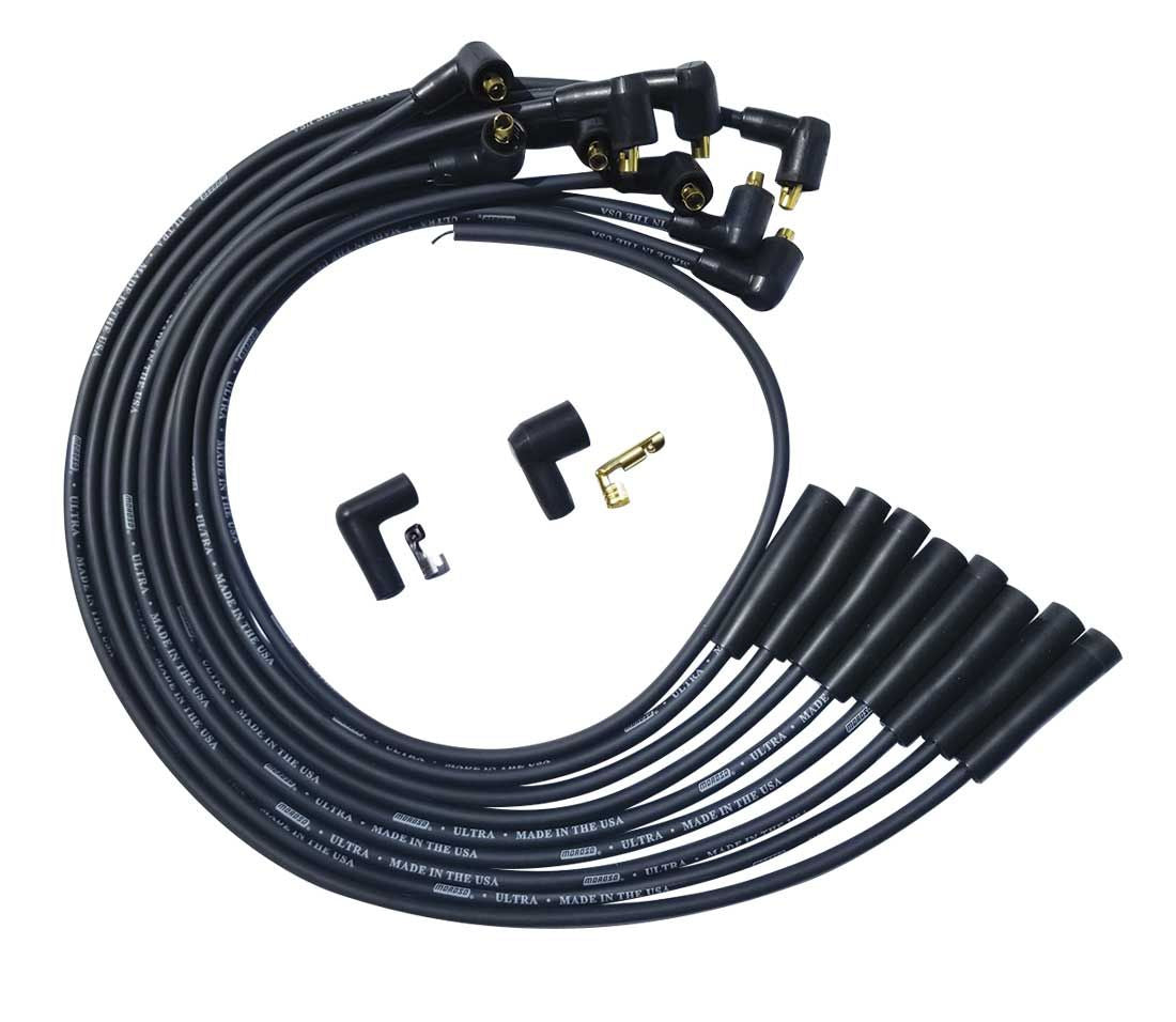 Ultra Plug Wire Set BBC Over V/C Black  -  51041