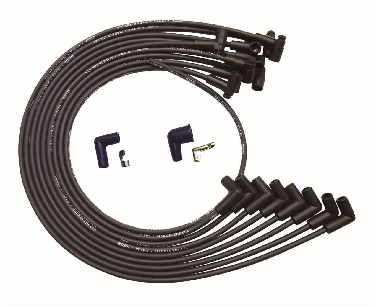 Ultra Plug Wire Set BBC Under V/C Black  -  51043