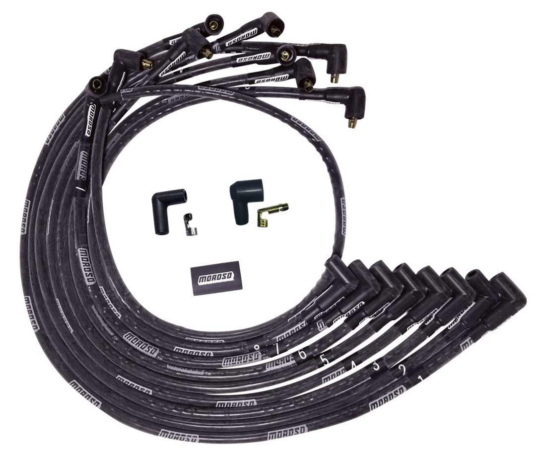 Ultra Plug Wire Set BBC Under V/C Black  -  51544