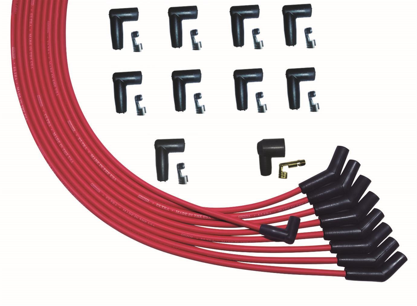 Ultra Plug Wire Set Universal V8 Red  -  52009