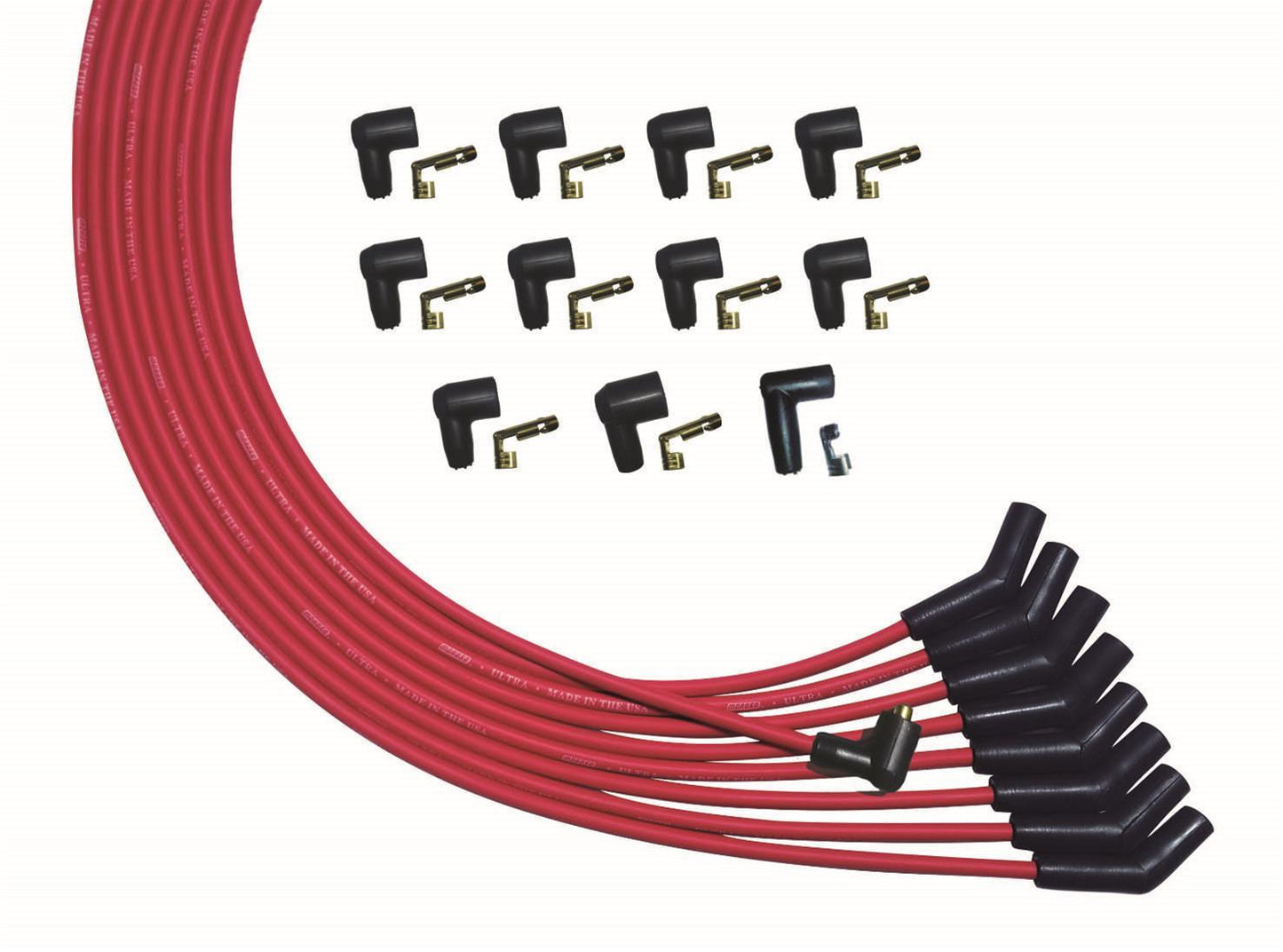 Ultra Plug Wire Set Universal V8 Red  -  52010