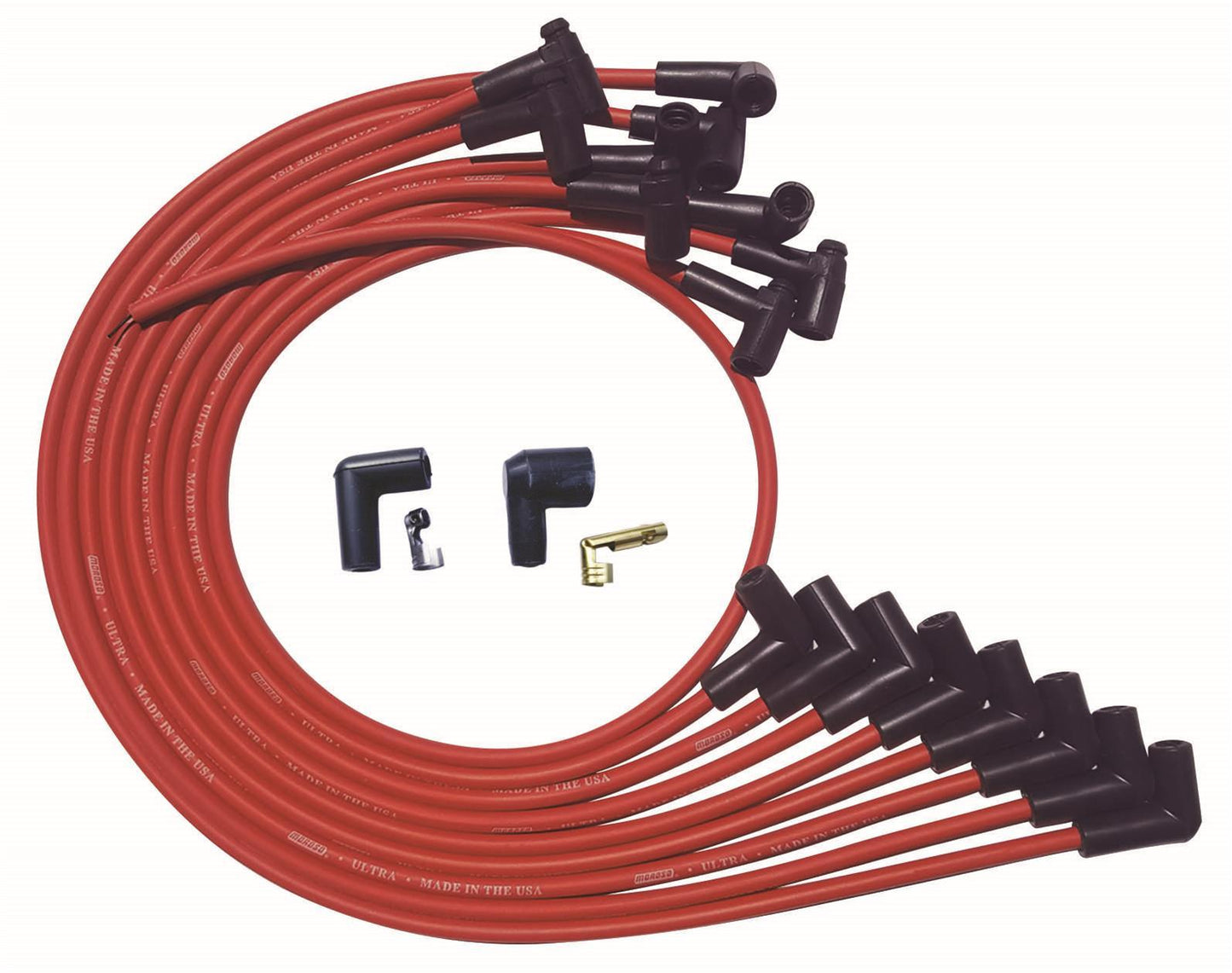 Ultra Plug Wire Set SBC Over V/C Red  -  52025