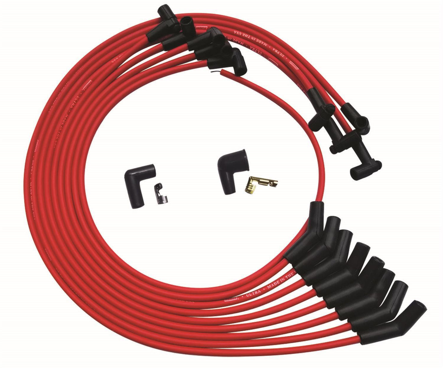 Ultra Plug Wire Set SBC Under V/C Red  -  52030