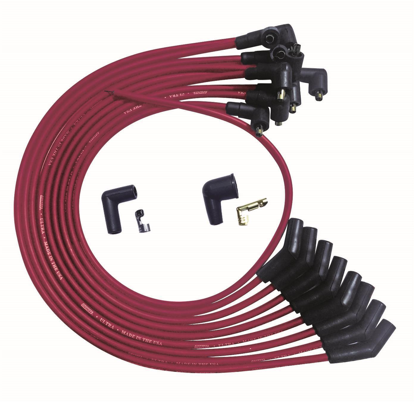 Ultra Plug Wire Set SBF 351W Red  -  52073