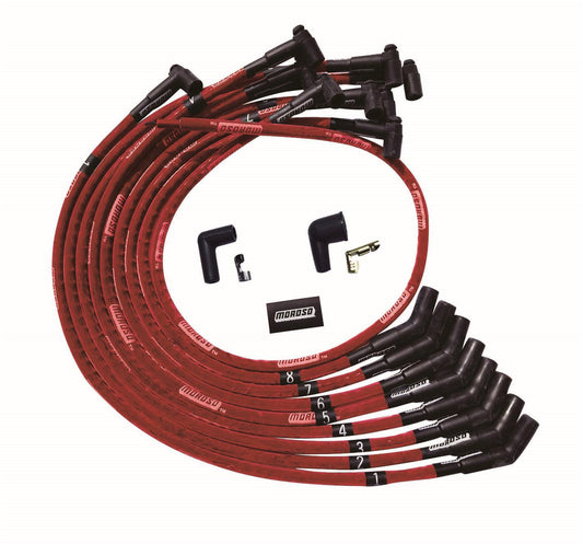 Ultra Plug Wire Set BBC Over V/C Red  -  52542