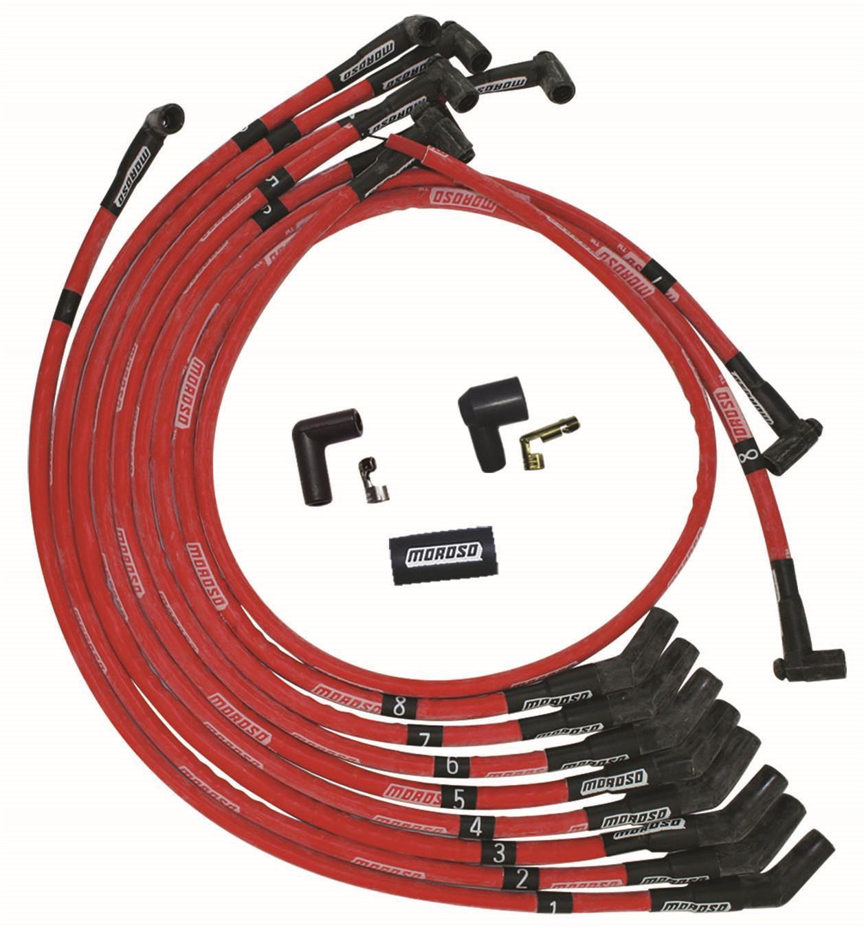 Ultra Plug Wire Set SBF 351W Red  -  52572