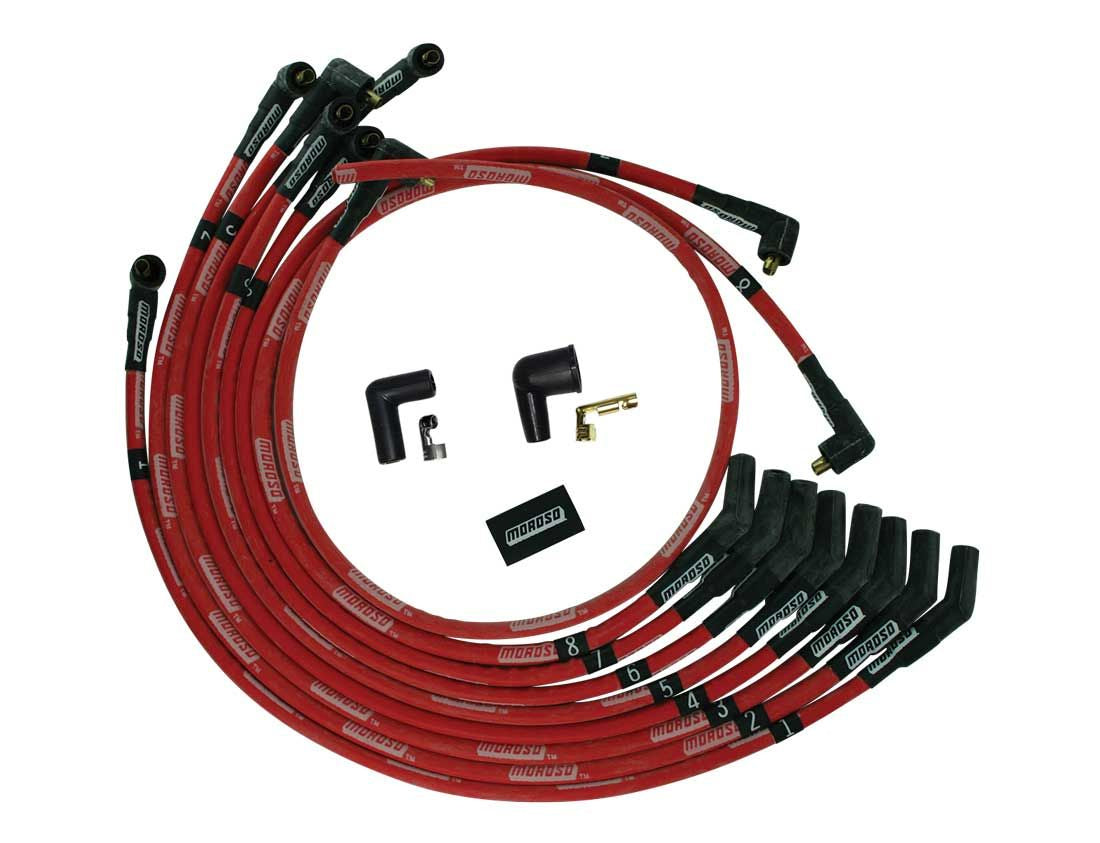 Ultra Plug Wire Set SBF 351W Red  -  52573