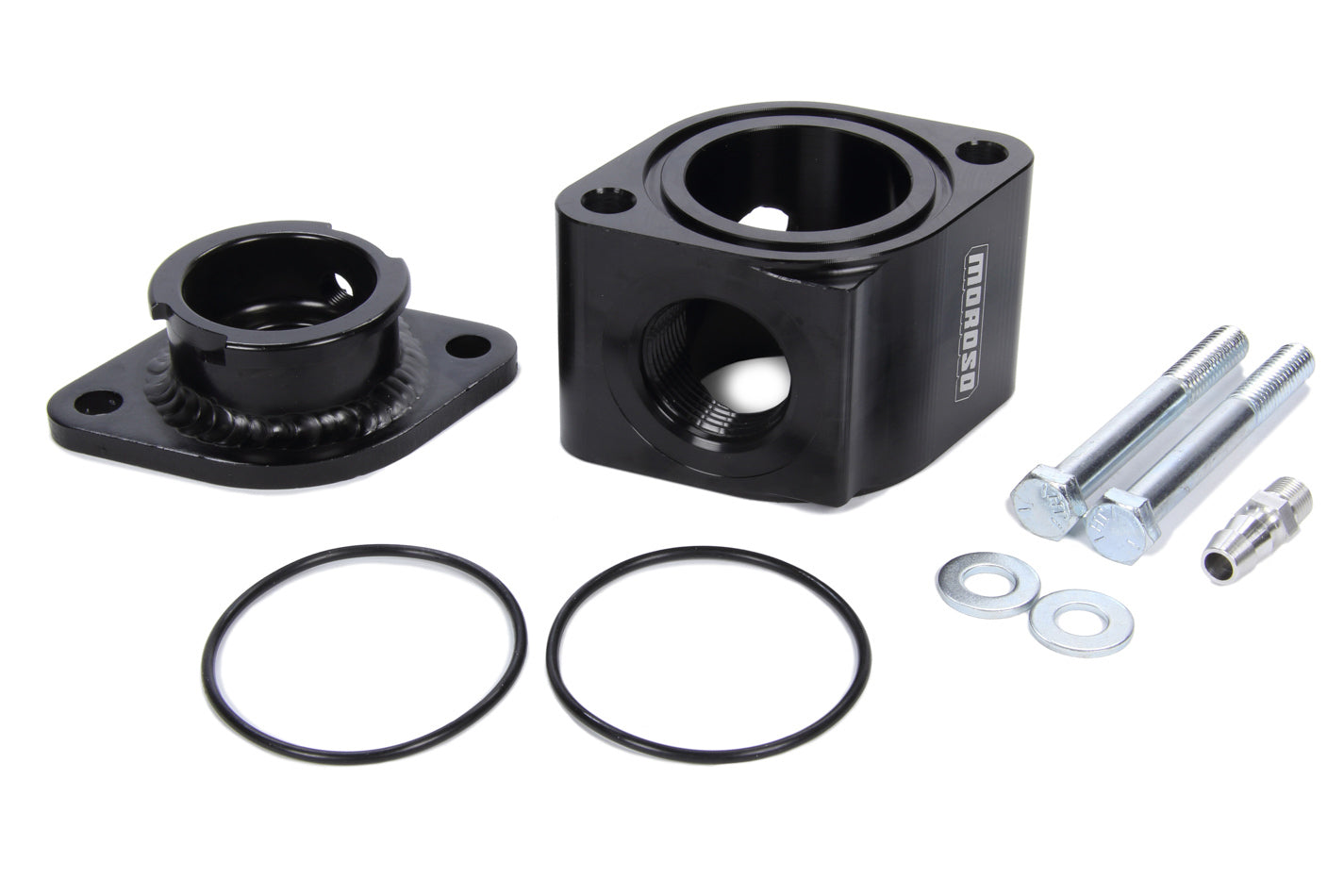 Manifold Filler Neck Kit - Billet Alum. Black  -  63424
