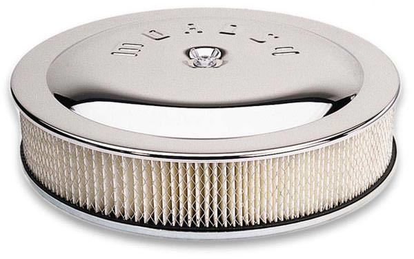 14in Chrome Air Cleaner 5in Filter  -  65946