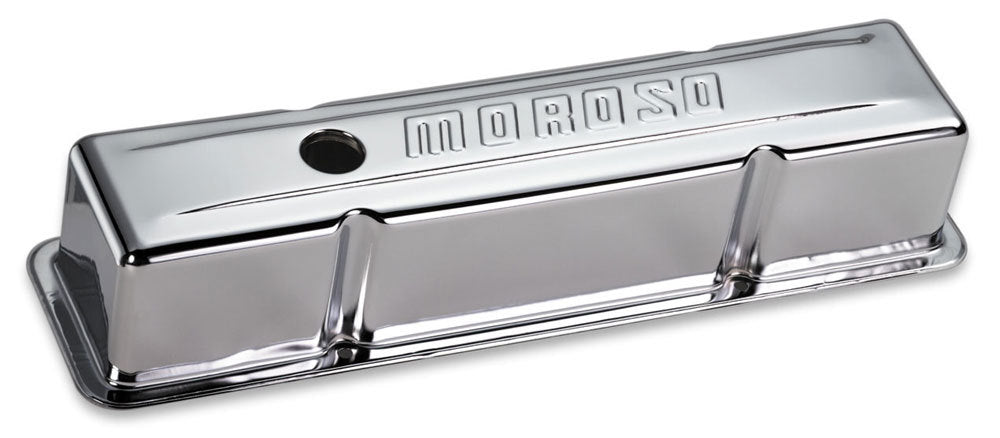 Chrome B/E Valve Covers SBC Tall w/o Baffle  -  68102