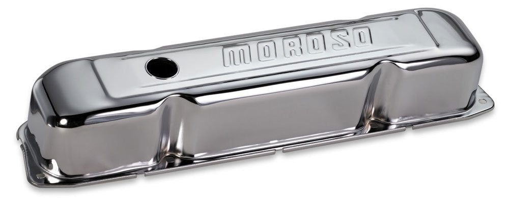 Chrome B/E Valve Covers BBM Tall w/Baffle  -  68181