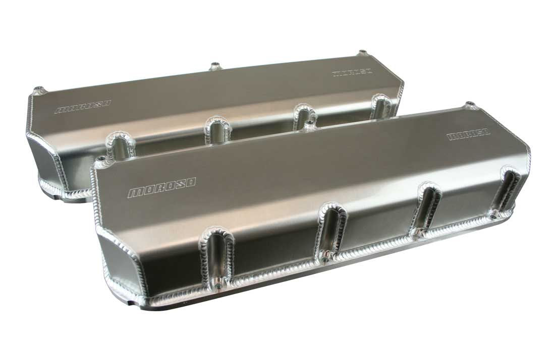 SBC Fab Alm Valve Cover Set - CFE 4.400 Bore  -  68340