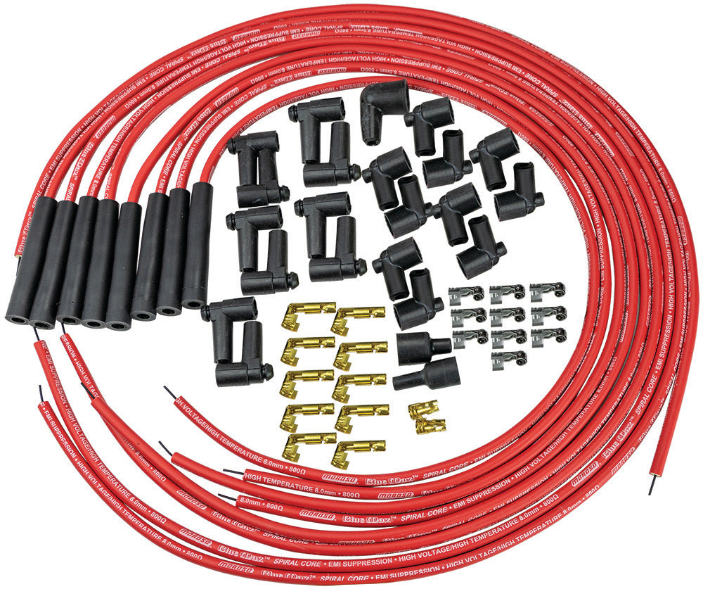 Blue Max Ignition Wire Set - Red  -  73218