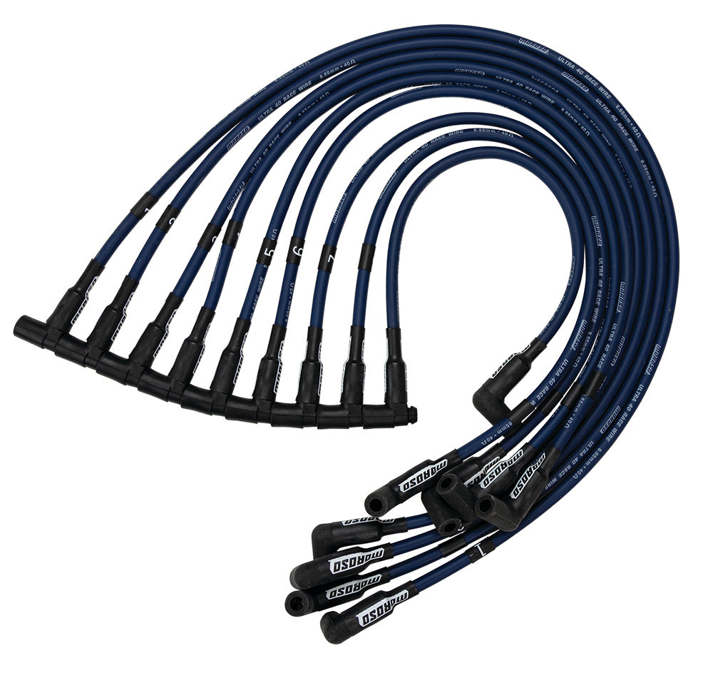 Ultra 40 Plug Wire Set SBC Sprint Car Blue  -  73677