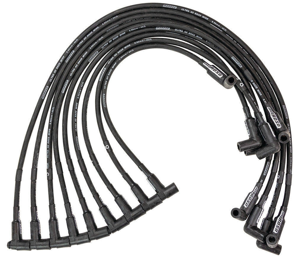 Ultra 40 Plug Wire Set SBC Sprint Car Black  -  73722