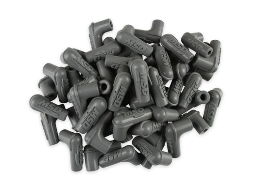 90-Deg Sprak Plug Boots 50pk - Gray  -  34514