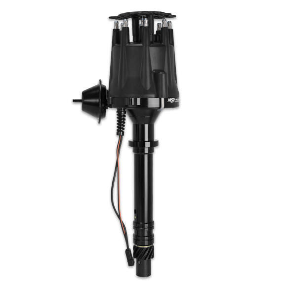 Chevy V8 Pro Billet Distributor Black Finish  -  83613