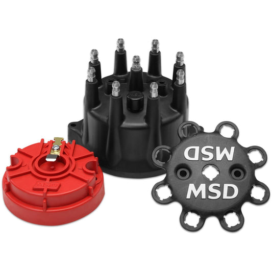 Distributor Cap & Rotor Kit Small Diameter Black  -  84317
