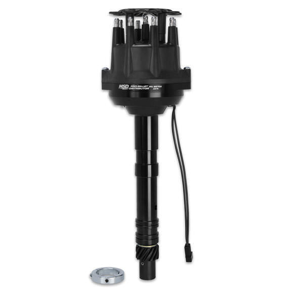 Chevy V8 Pro Billet Distributor Black Finish  -  85703