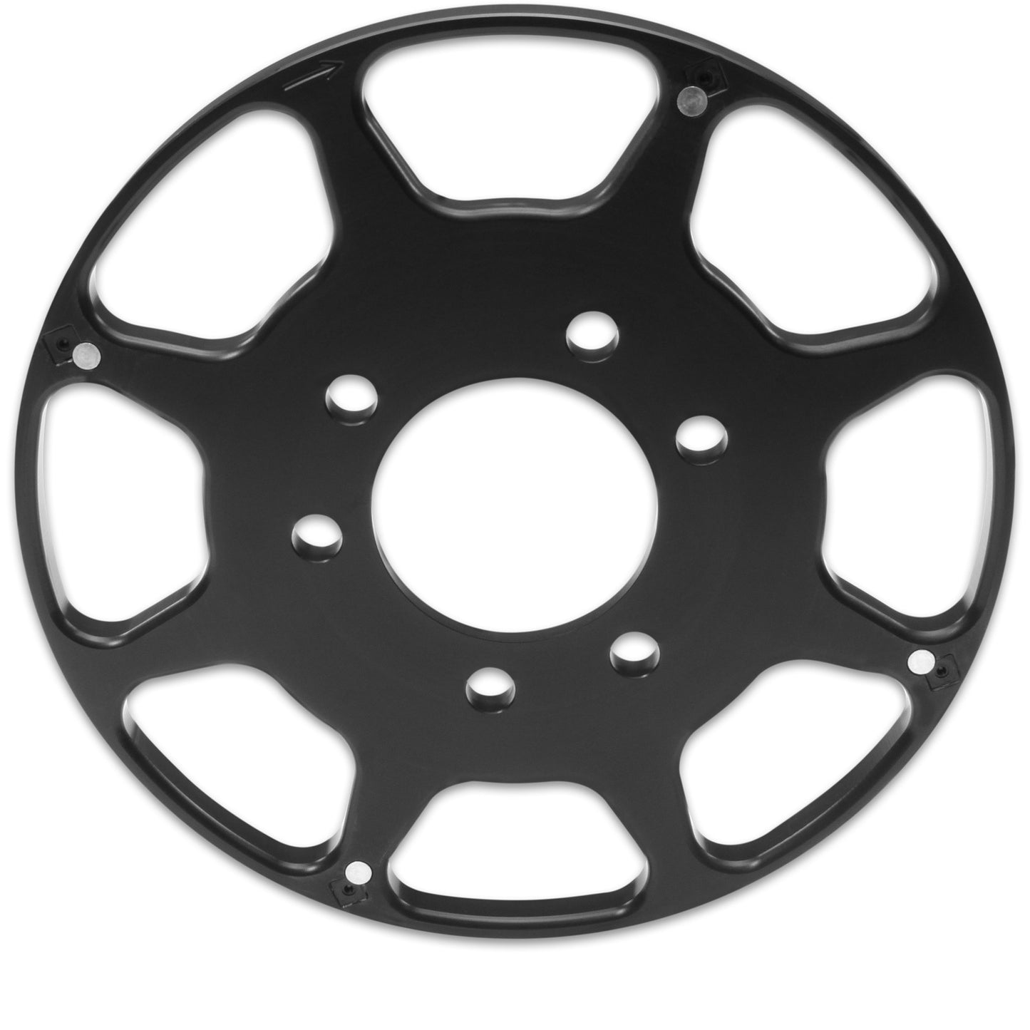 BBC 8in Crank Trigger Wheel Black  -  86213