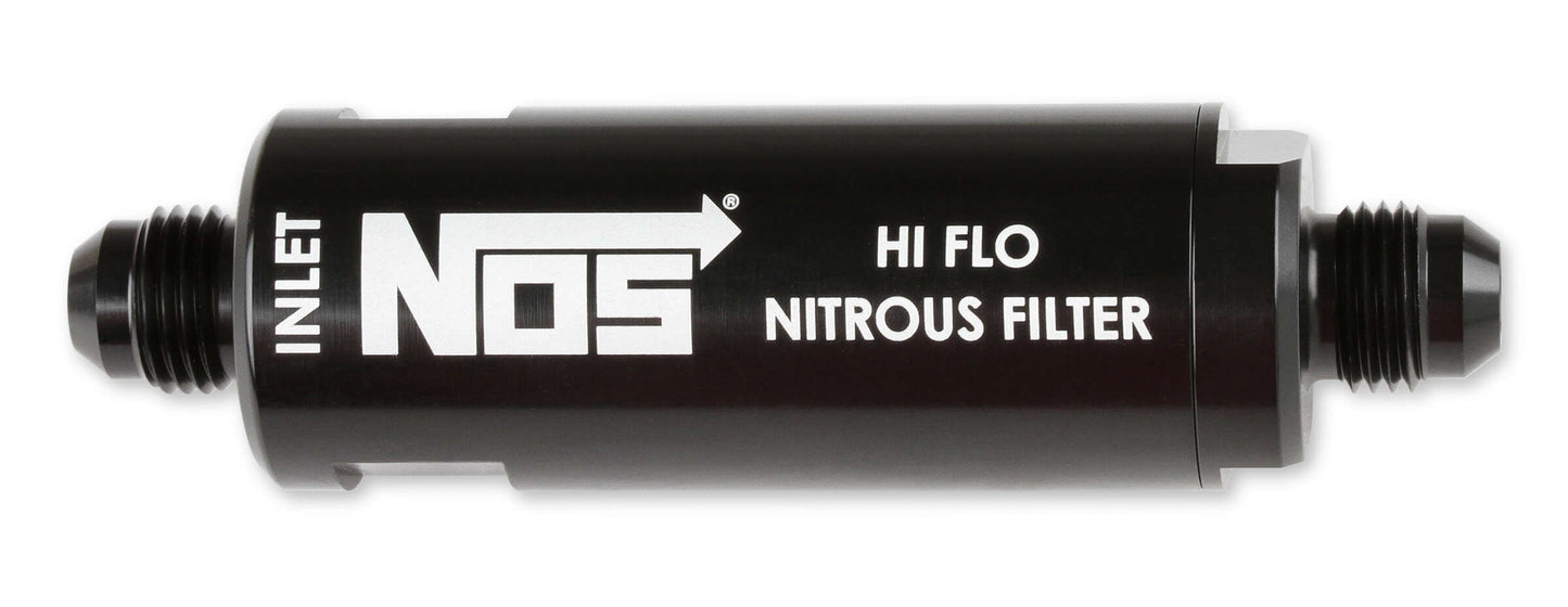 6AN  Hi-Flo Nitrous Filter - Black  -  15556NOS