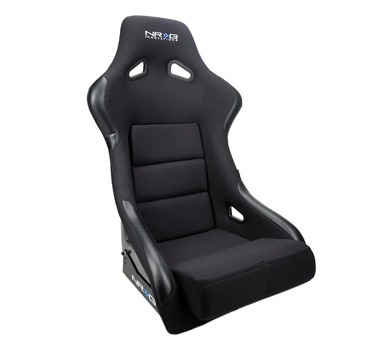 Seat FRP Large Black Cloth Race Bolsters  -  FRP-301
