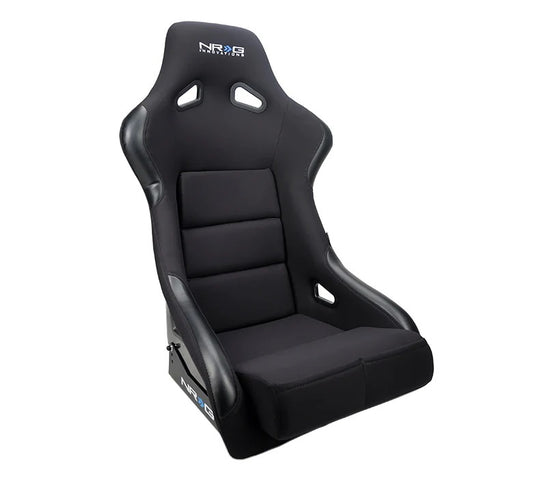 Seat FRP Large Black Cloth Race Bolsters  -  FRP-301