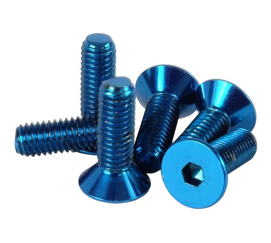 Screw Kit Steering Wheel Blue Conical  -  SWS-100BL