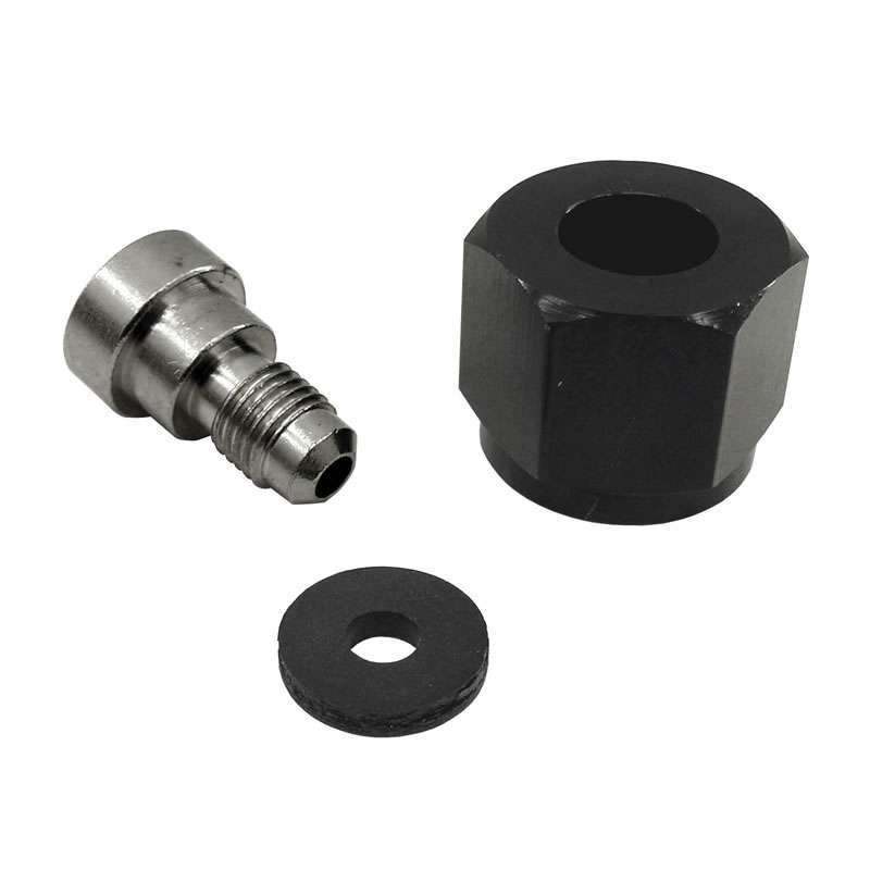4an Bottle Nipple & Nut For CO2 Valve  -  11713