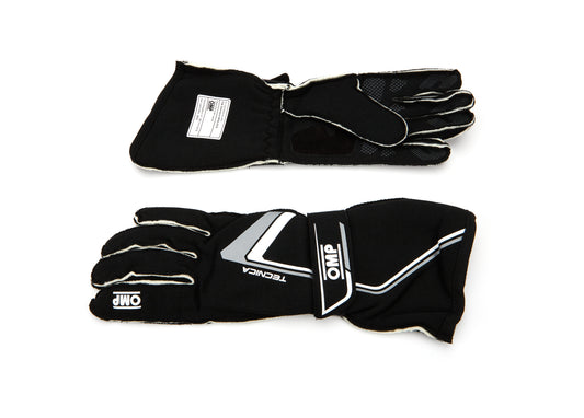 Tecnica Gloves Black And White Medium  -  IB0-0772-A01-071-M