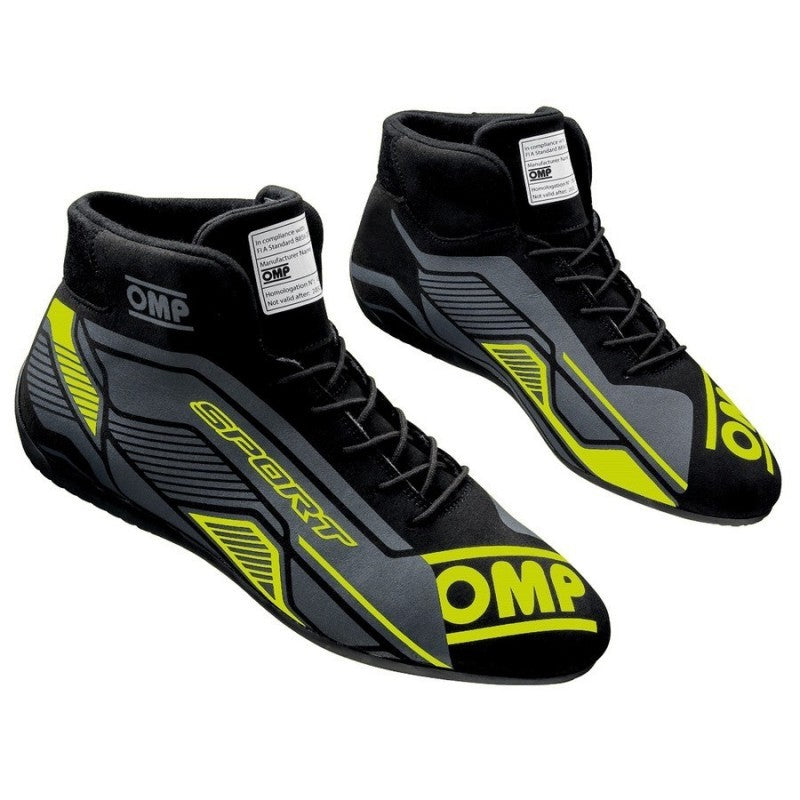 OMP SPORT SHOES FIA 8856 -2018 BLACK / FLUO YELLO  -  IC0-0829-A01-178-40