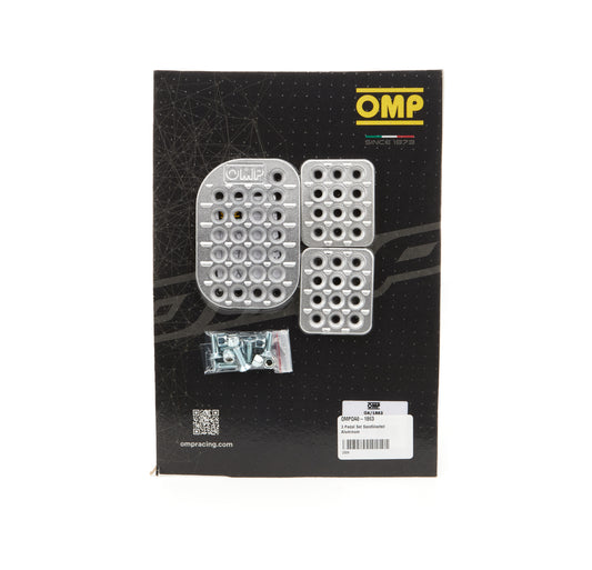 3 Pedal Set Sandblasted Aluminum  -  OA0-1863