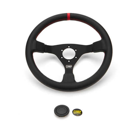 WRC Steering Wheel Black And Red .350 Dia Grip  -  OD0-1980-073