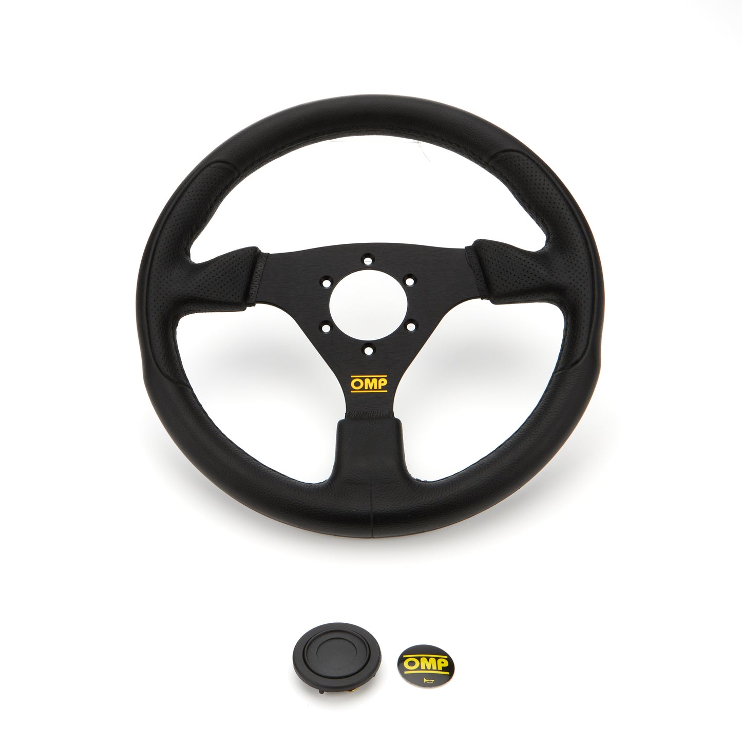 Racing GP Steering Wheel 3 Spoke 330mm Black  -  OD0-1981-071