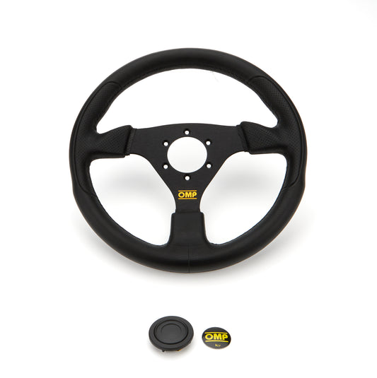 Racing GP Steering Wheel 3 Spoke 330mm Black  -  OD0-1981-071